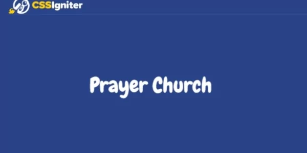 CSS Igniter Prayer Church  – WordPress Theme 2.1.2 GPL Theme