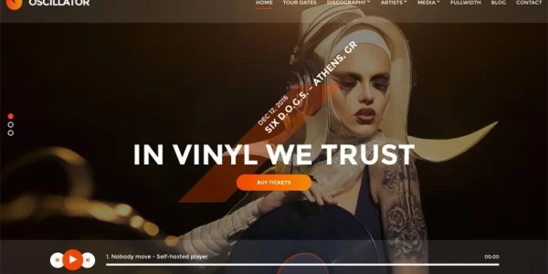 CSSIgniter Oscillator Music WordPress Theme 1.5.3 GPL Theme