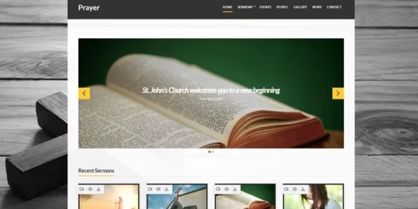 CSSIgniter Prayer WordPress Theme 2.1.2 GPL Theme
