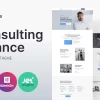 Calcue Consulting Finance WordPress Theme 1.0.1 GPL Theme