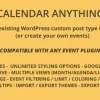 Calendar Anything | Show any existing WordPress custom post type in a calendar 2.3 GPL Plugins
