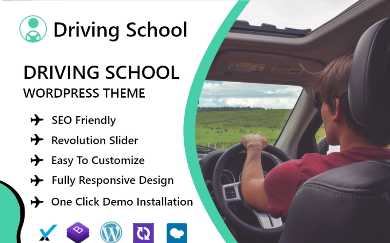 Car Driving School And Training WordPress Theme 1.0.0 GPL Theme