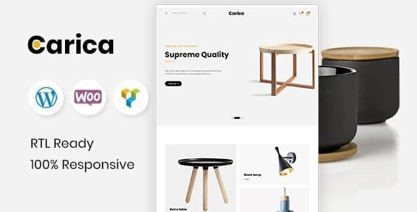 Carica Furniture Handmade Shop WooCommerce Theme 1.2 GPL Theme