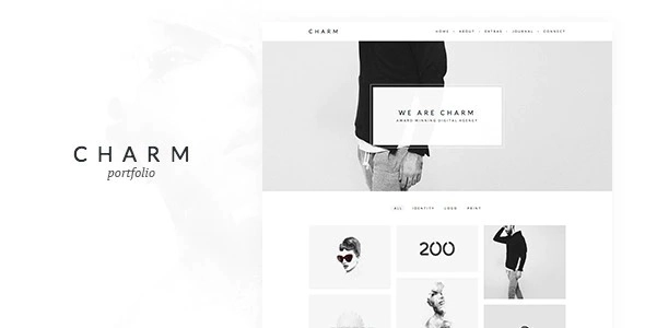 Charm Portfolio for Freelancers Agencies 1.1.2 GPL Theme
