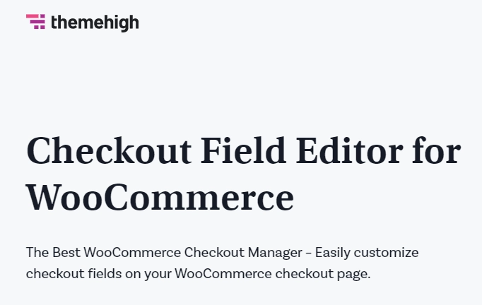 Checkout Field Editor for WooCommerce 3.6.3 GPL Plugins