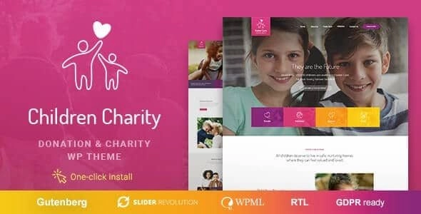 Children Charity 1.1.9 GPL Theme