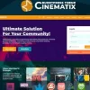 Cinematix BuddyPress Nouveau Membership Theme 3.2 GPL Theme