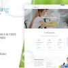 Cleaning Services WordPress Theme + RTL 3.6 GPL Theme