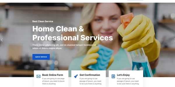 Cleanstor Cleaning Company Responsive WordPress Theme 1.0.0 GPL Theme