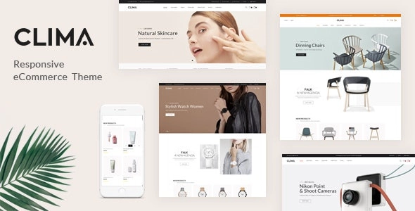 Clima Responsive WooCommerce WordPress Theme 1.0.6 GPL Theme