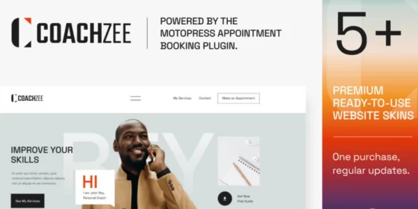 CoachZee – the Multipurpose WordPress Coaching Theme 1.1.2 GPL Theme