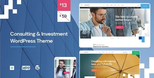 Consultum | Corporate Business Investments WordPress Theme 1.0.1 GPL Theme