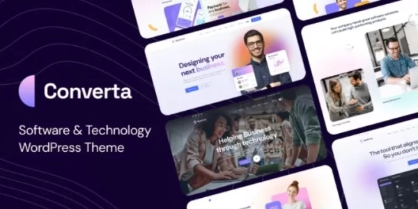 Converta Software Company Theme 1.0.0 GPL Theme