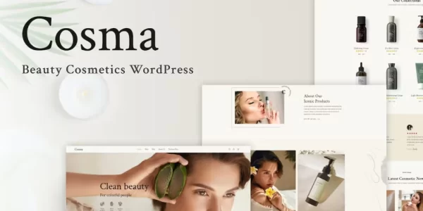Cosma Beauty Cosmetics WordPress Theme 2.2 GPL Theme
