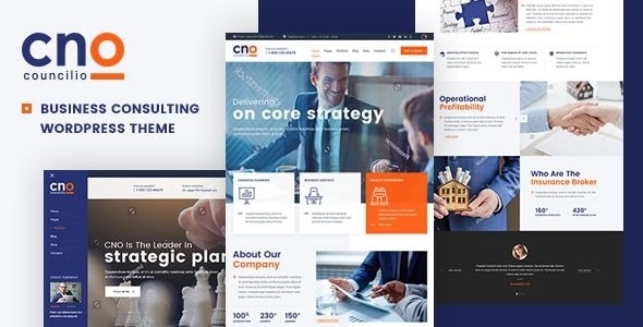 Councilio Business and Financial Consulting WordPress Theme 1.1.0 GPL Theme