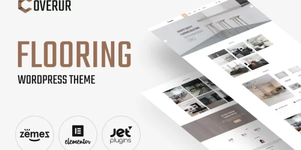 Coverur Flooring Company Multipurpose Minimal WordPress Elementor Theme WordPress Theme 1.0.0 GPL Theme