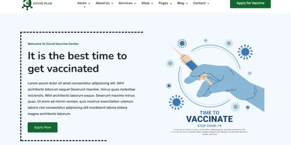 Covid Plus Coronavirus and Medical Store WordPress Theme 1.0.0 GPL Theme