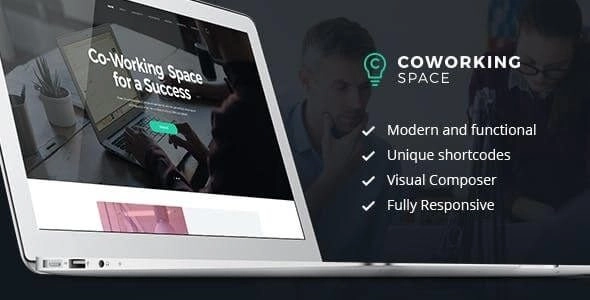 Coworking Open Office Creative Space WordPress Theme 1.6.1 GPL Theme