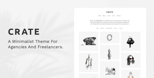 Crate Minimalist WordPress Theme 1.1.2 GPL Theme