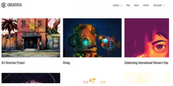 Creatista – Creative Portfolio WordPress Theme 1.1.2 GPL Theme