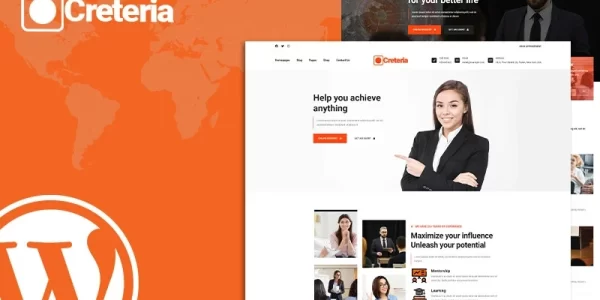 Creteria Modern Digital Agency WordPress Theme 1.0.0 GPL Theme