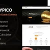Crypico Crypto Currency WordPress Theme 1.3 GPL Theme