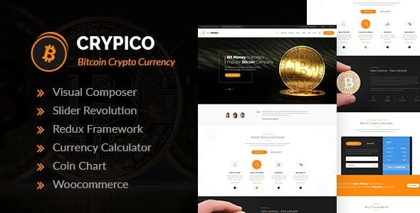 Crypico Crypto Currency WordPress Theme 1.3 GPL Theme