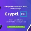 CryptiBIT Technology, Cryptocurrency, ICO/IEO Landing Page theme  1.4 1.4 GPL Theme