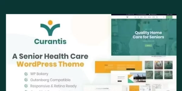 Curantis Medical Care and Nursing WordPress 1.0.6 GPL Theme