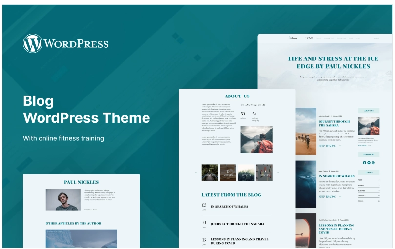 Cutura Modern Blog WordPress Theme 1.0 GPL Theme