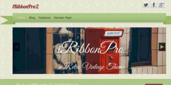 CyberChimps iRibbon Pro 2 WordPress Theme 3.0 GPL Theme
