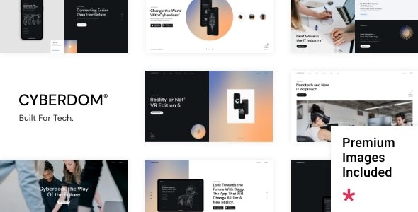 Cyberdom Technology and Software Company Theme 1.0 GPL Theme
