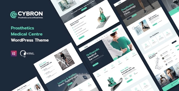 Cybron Prosthetics Medical Center WordPress Theme 1.0.1 GPL Theme