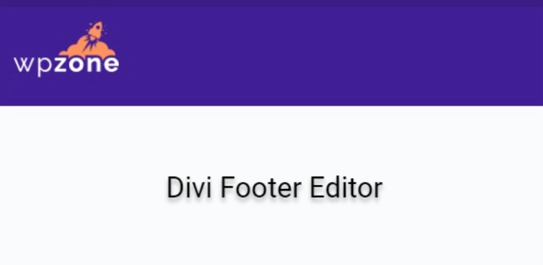 DIVI FOOTER EDITOR Show License 2.1.7 GPL Plugins