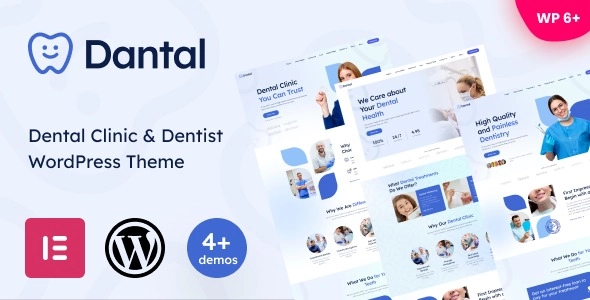 Dantal Dental Clinic Dentist WordPress Theme 1.04 GPL Theme