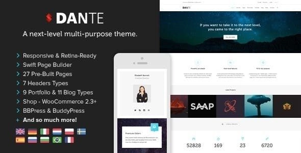 Dante 3.5.25 GPL Theme