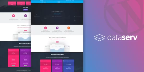 Dataserv Professional Hosting WordPress Theme 1.0.7 GPL Theme