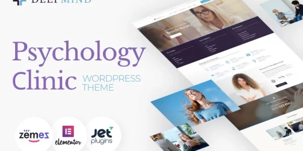 Deep Mind Psychology Clinic WordPress Theme 1.0.1 GPL Theme