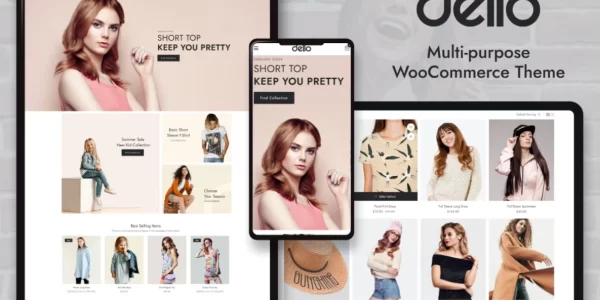Dello Multi-Purpose WooCommerce Theme 2.0 GPL Theme