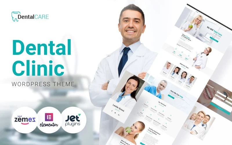 DentalCare Dental Clinic WordPress Theme 1.0.1 GPL Theme