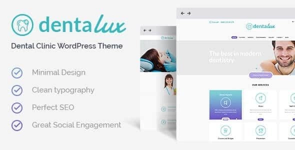 Dentalux | A Dentist Medical Healthcare Doctor WordPress Theme 2.3 GPL Theme