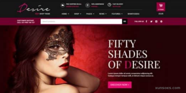Desire Sexy Shop Premium WooCommerce Themes 1.2.3 GPL Theme