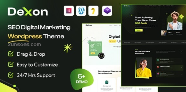 Dexon SEO Digital Marketing WordPress Theme 1.0.0 GPL Theme