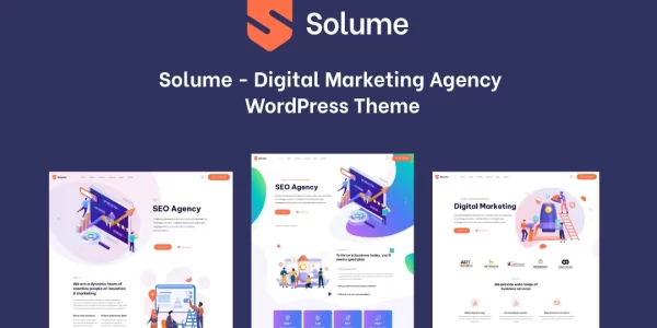 Digital Marketing WordPress Theme Solume 1.0.0 GPL Theme