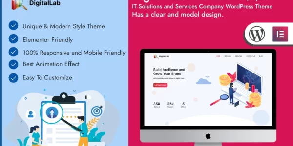 DigitalLab IT Solutions Company WordPress Theme WordPress Theme 1.0.0 GPL Theme