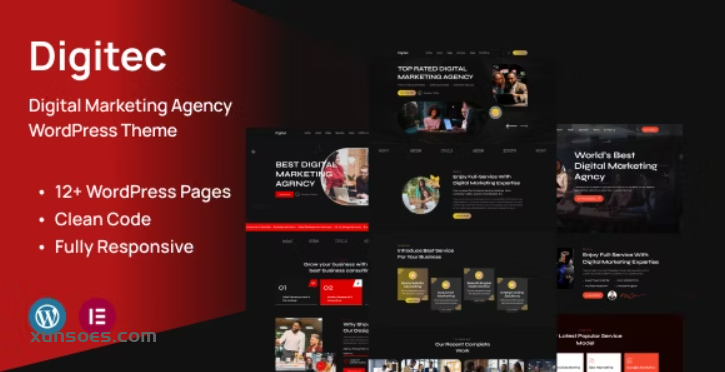 Digitec Business Agency WordPress Theme 1.0 GPL Theme