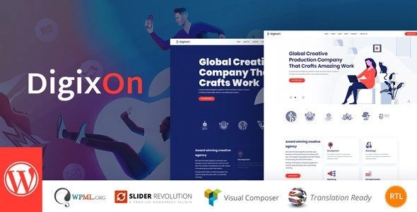 Digixon Digital Marketing Strategy Consulting WP Theme 2.6 GPL Theme