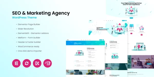 Digty SEO Marketing Agency WordPress Theme 1.0.4 GPL Theme