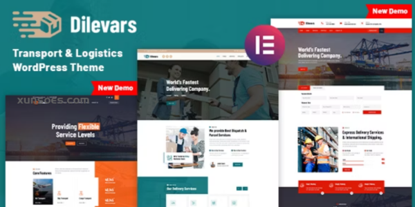 Dilevars Transportation Logistics WordPress Theme 1.0.7 GPL Theme