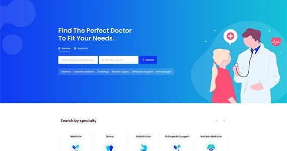 Directorist dDoctors Doctor and Hospital Directory Theme for WordPress 1.12 GPL Theme